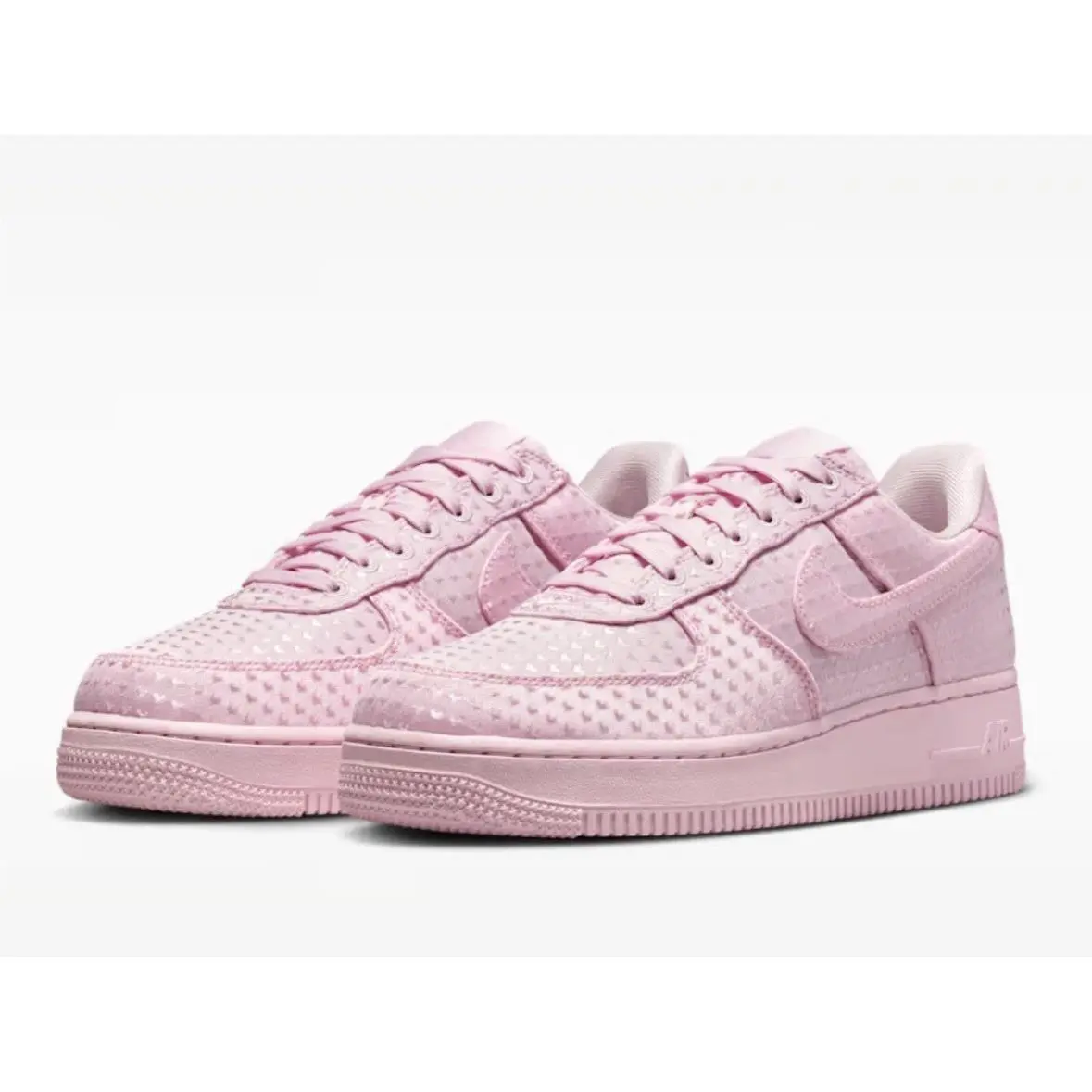 Nike Air Force 1 Low SE Valentines Day Heart Locket Shoes Pink Size 10 w