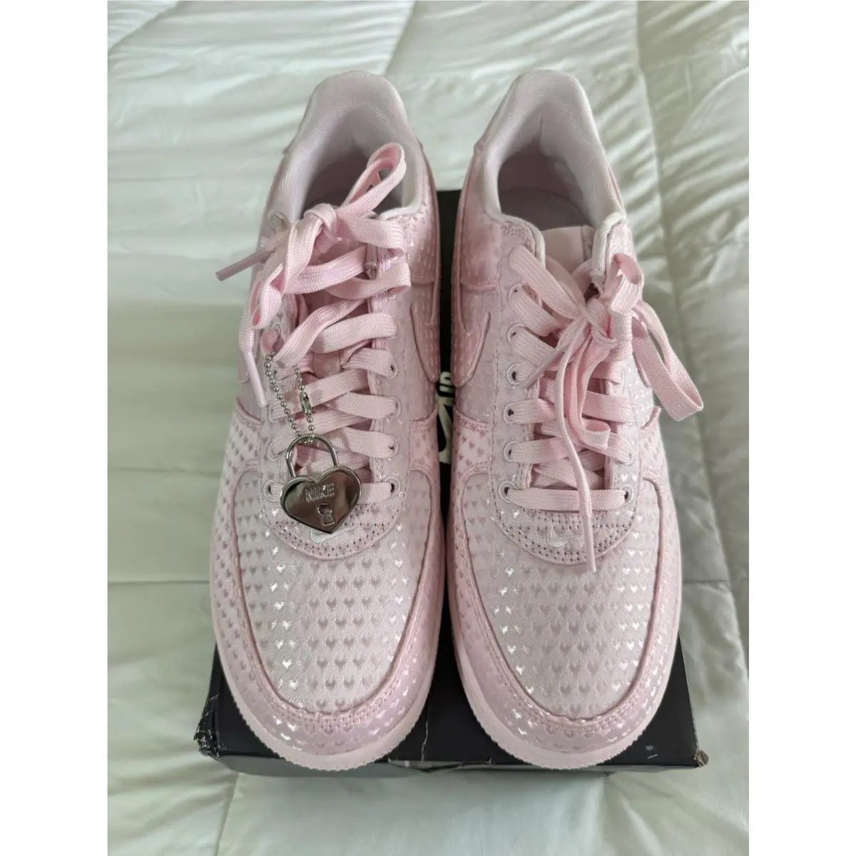 Nike shoes - Nike Air Force 1 - Air Force - Pink Foam/Pink Foam/Black 3