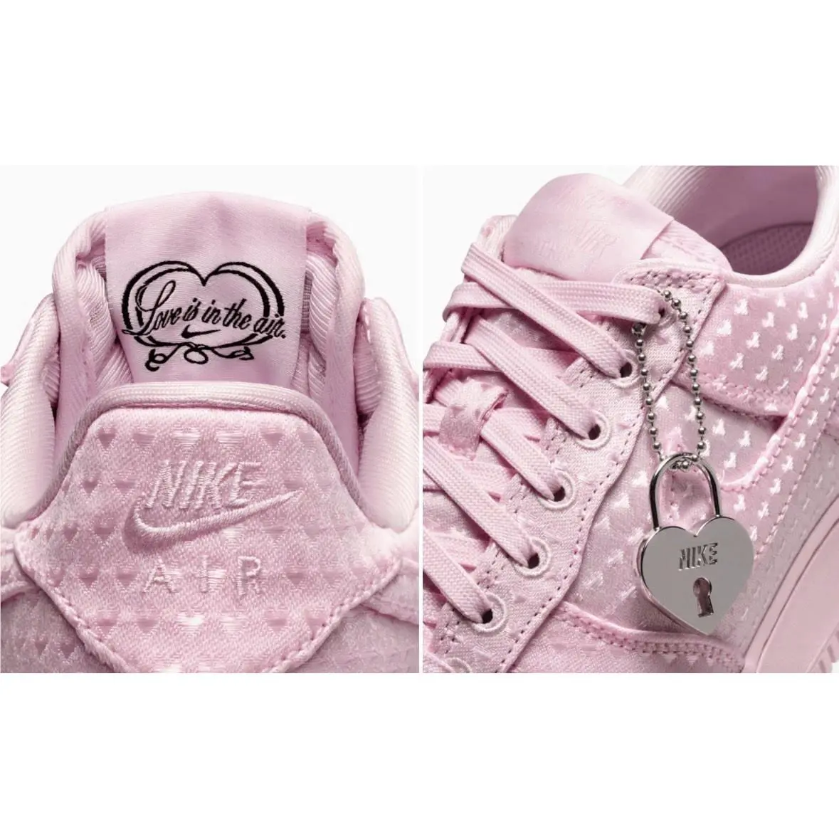 Nike shoes - Nike Air Force 1 - Air Force - Pink Foam/Pink Foam/Black 1