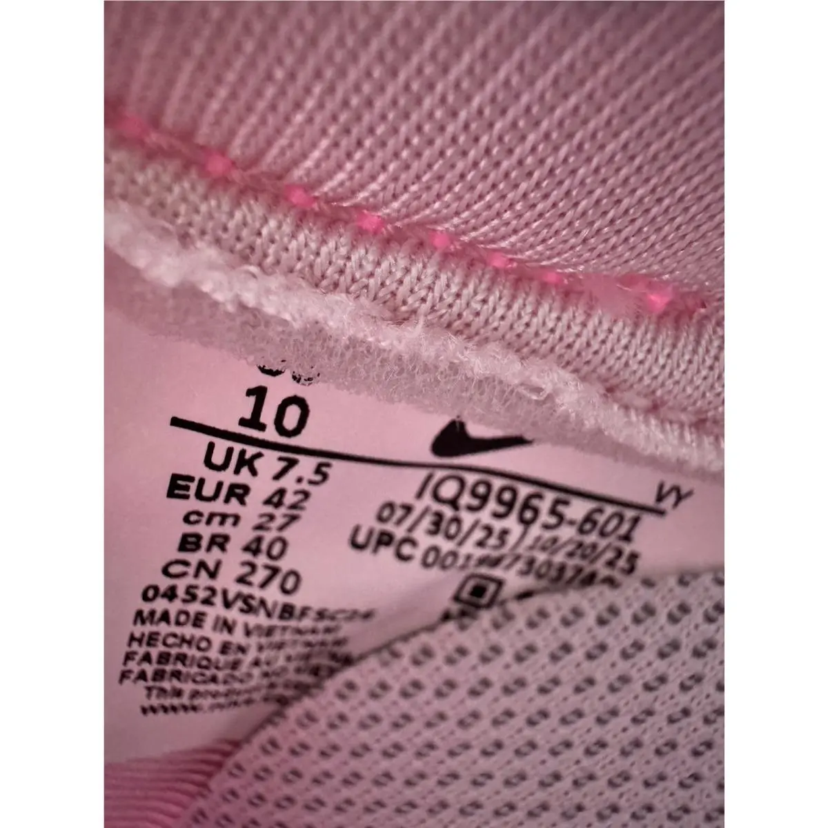 Nike shoes - Nike Air Force 1 - Air Force - Pink Foam/Pink Foam/Black 6
