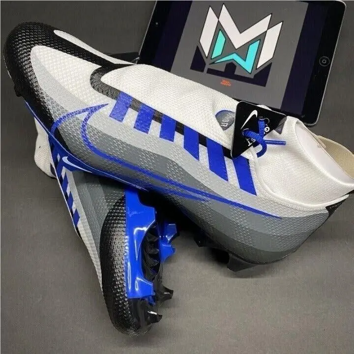 Nike Vapor Edge Pro 360 Blue Black White Football Cleats DQ3670-041 Men’s 14 Nby
