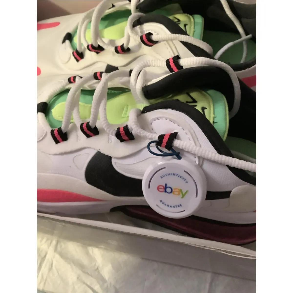 Nike shoes - Nike Air Max 270 - Air Max - White/ Black-Hyper Pink 2