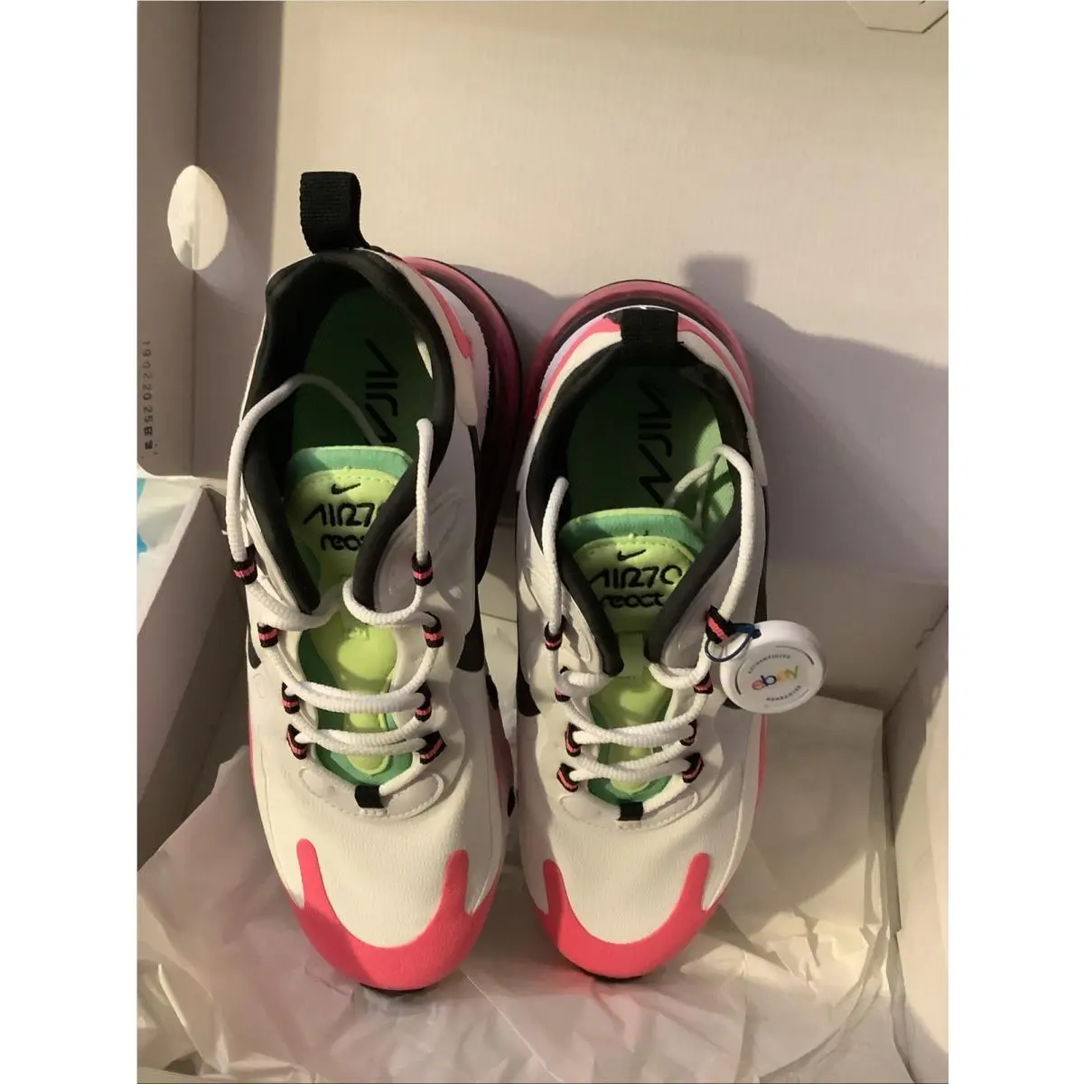 Nike shoes - Nike Air Max 270 - Air Max - White/ Black-Hyper Pink 3