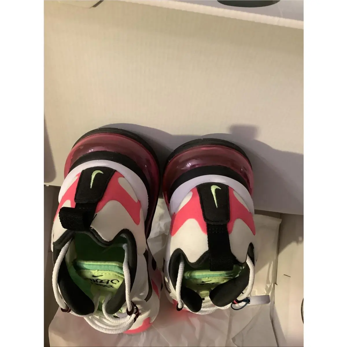 Nike shoes - Nike Air Max 270 - Air Max - White/ Black-Hyper Pink 4