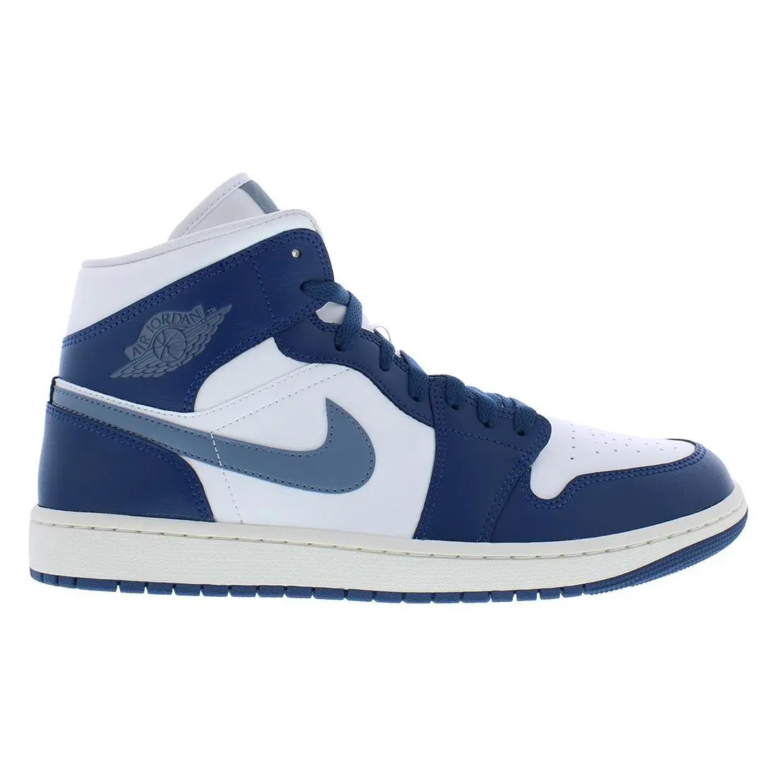 Nike Air Jordan 1 Mid Leather Womens Shoes Size 12 Color: Sky J French