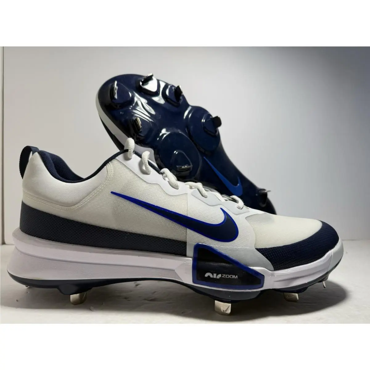 Nike Force Zoom Trout 9 Pro Metal Baseball Cleats FB2907-103 Navy Men’s Size 15