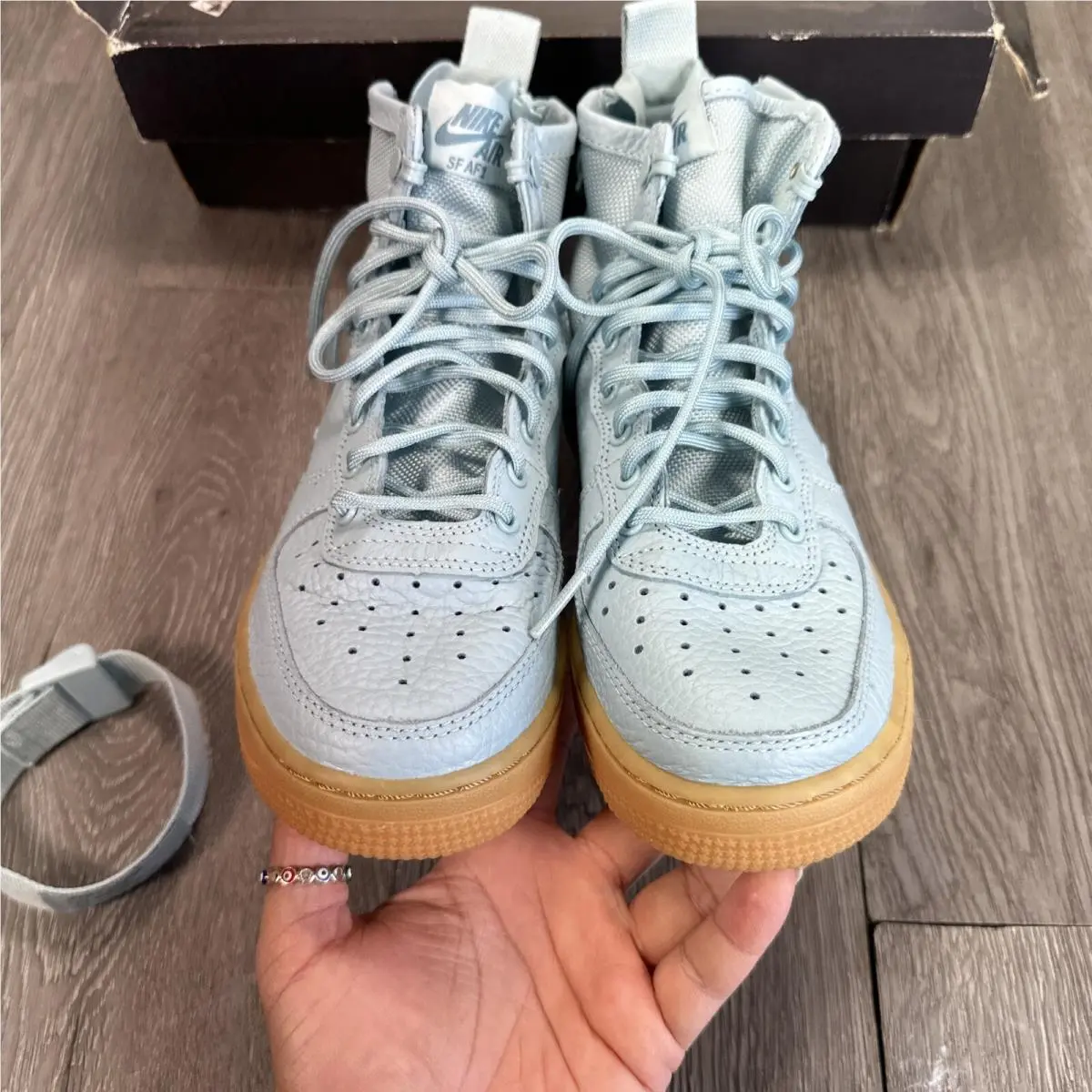 Nike shoes - Nike SF Air Force 1 Mid - Blue 3