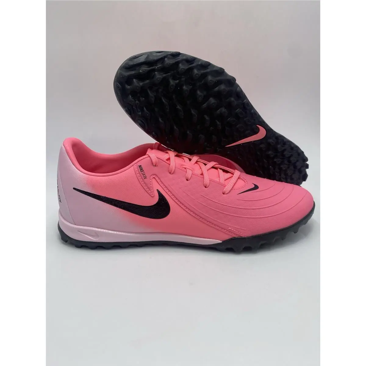 Nike Phantom GX II Academy TF Pink Black Shoes FJ2577 600 Men`s Size 7.5