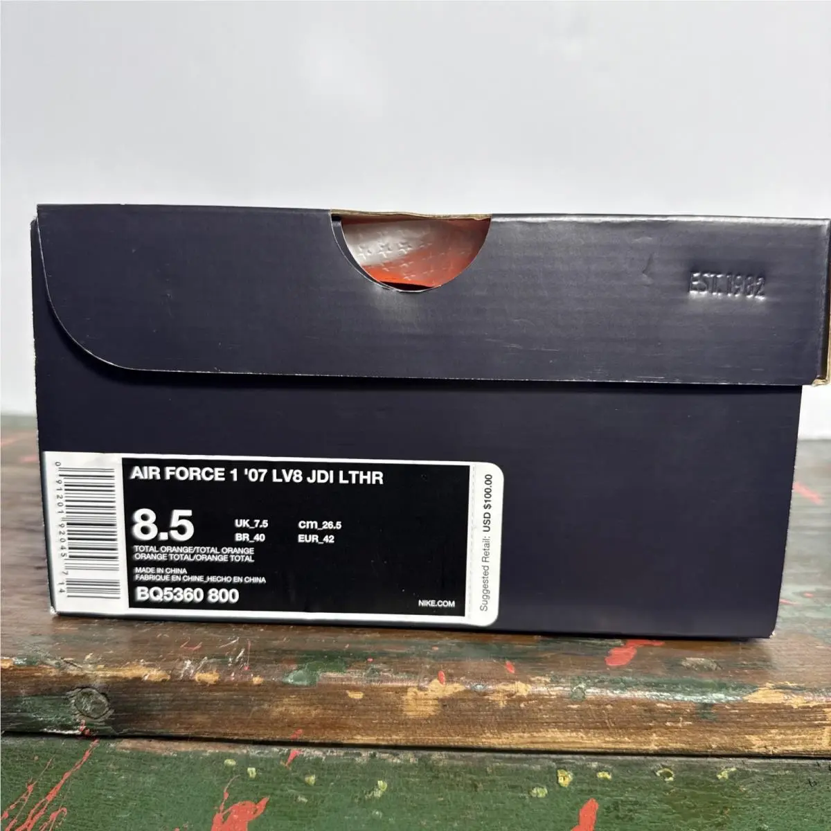 Nike shoes - Nike Air Force 1 - Air Force - BQ5360-800 - Orange (UPC: 0091201920457) 8