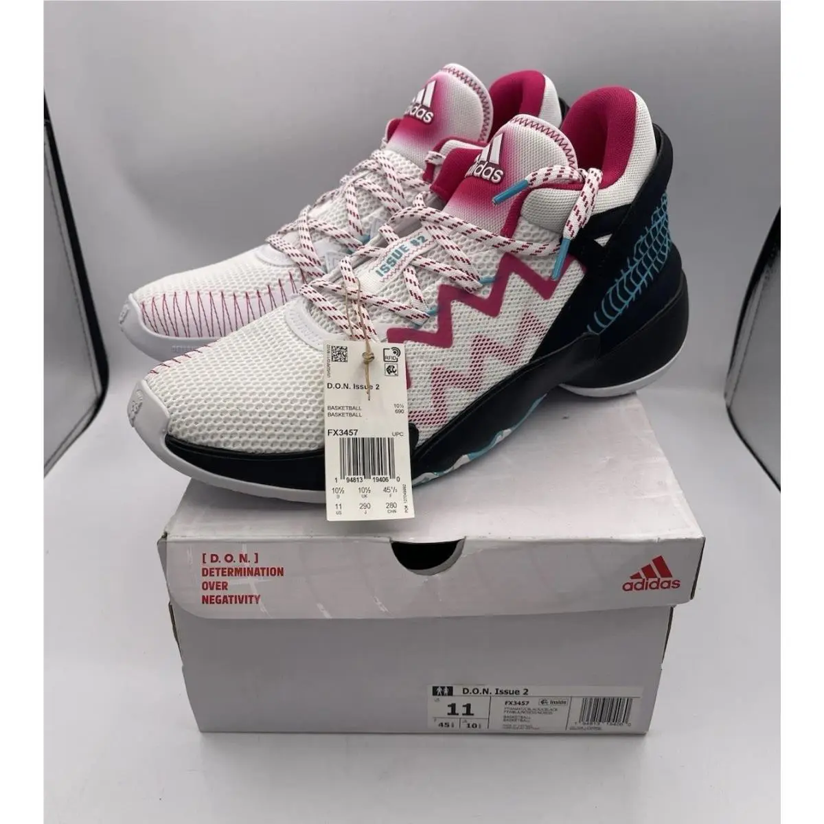 Nike Adidas Marvel Spider Gwen Donovan Mitchell Don Issue 2 Sneakers Sz 11 Spider Man