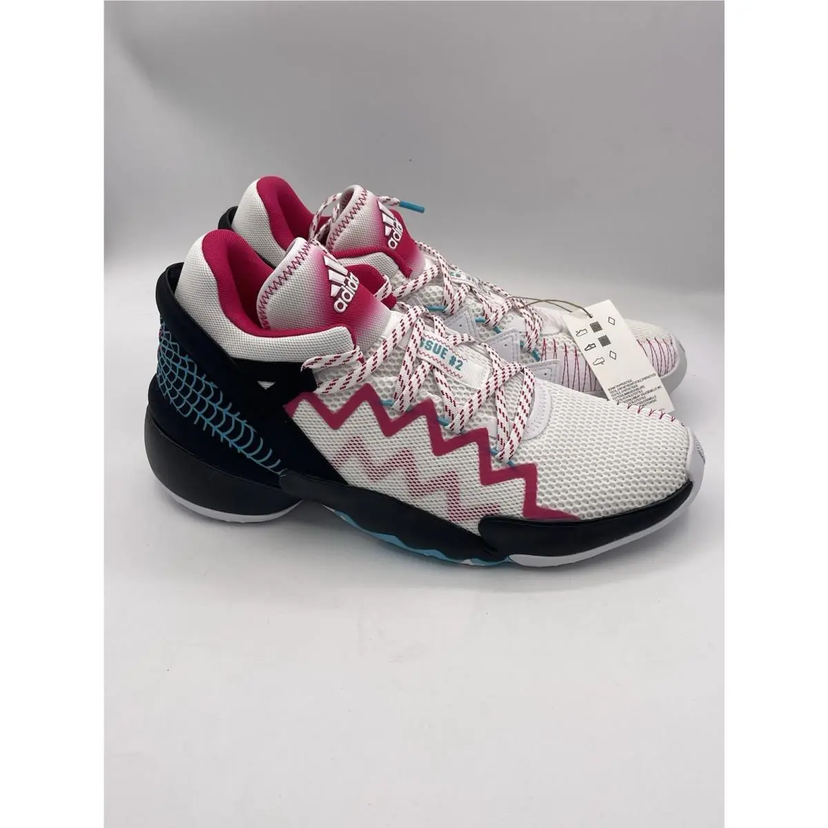 Nike shoes - adidas D.O.N. Issue #2 - adidas Issue - White, Manufacturer: White/Light Blue Fury/White 3