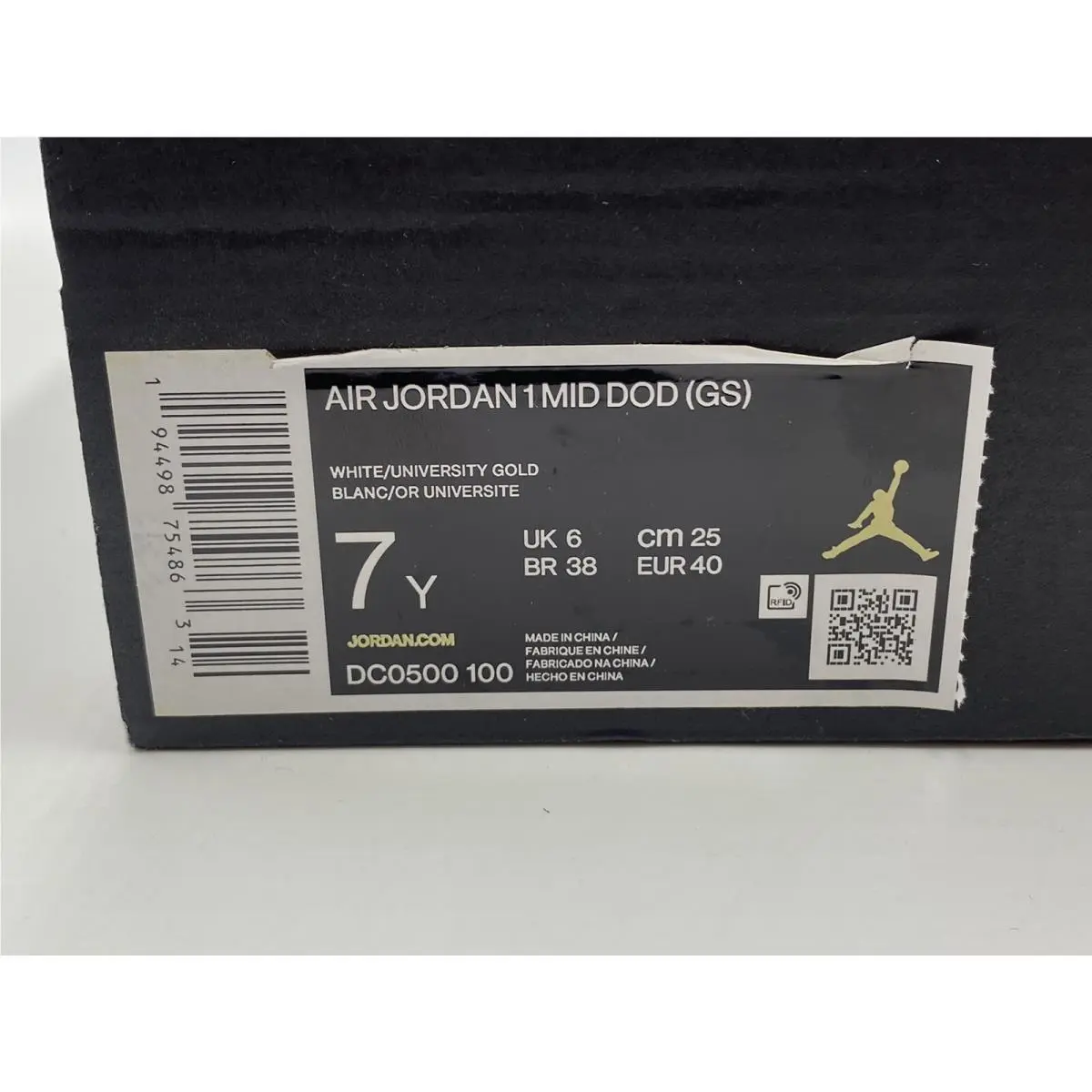 Nike shoes - Jordan Air 1 Mid GS - Multicolor (UPC: 0194498754863) 6