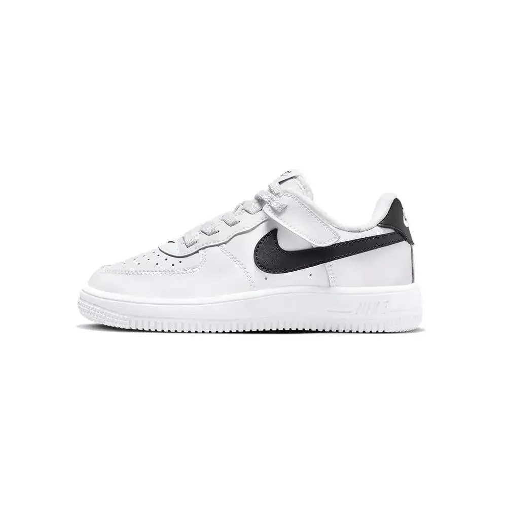 Nike Force 1 Low Easyon Little Kids` Shoes FN0237-101 White/black Size 13