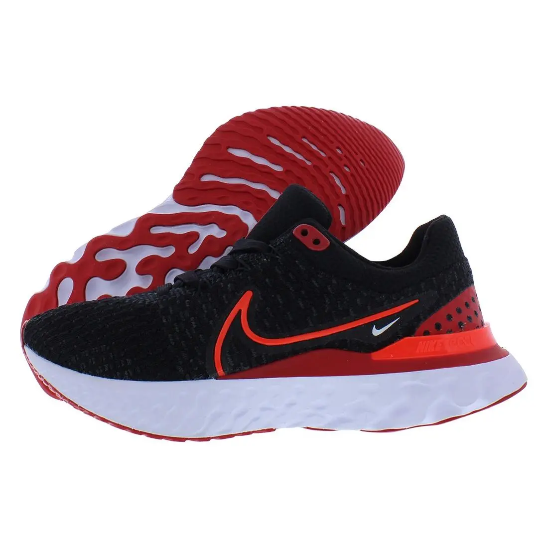 Nike React Infinity Run Flyknit 3 Womens Shoes Size 10.5 Color: Black/bright