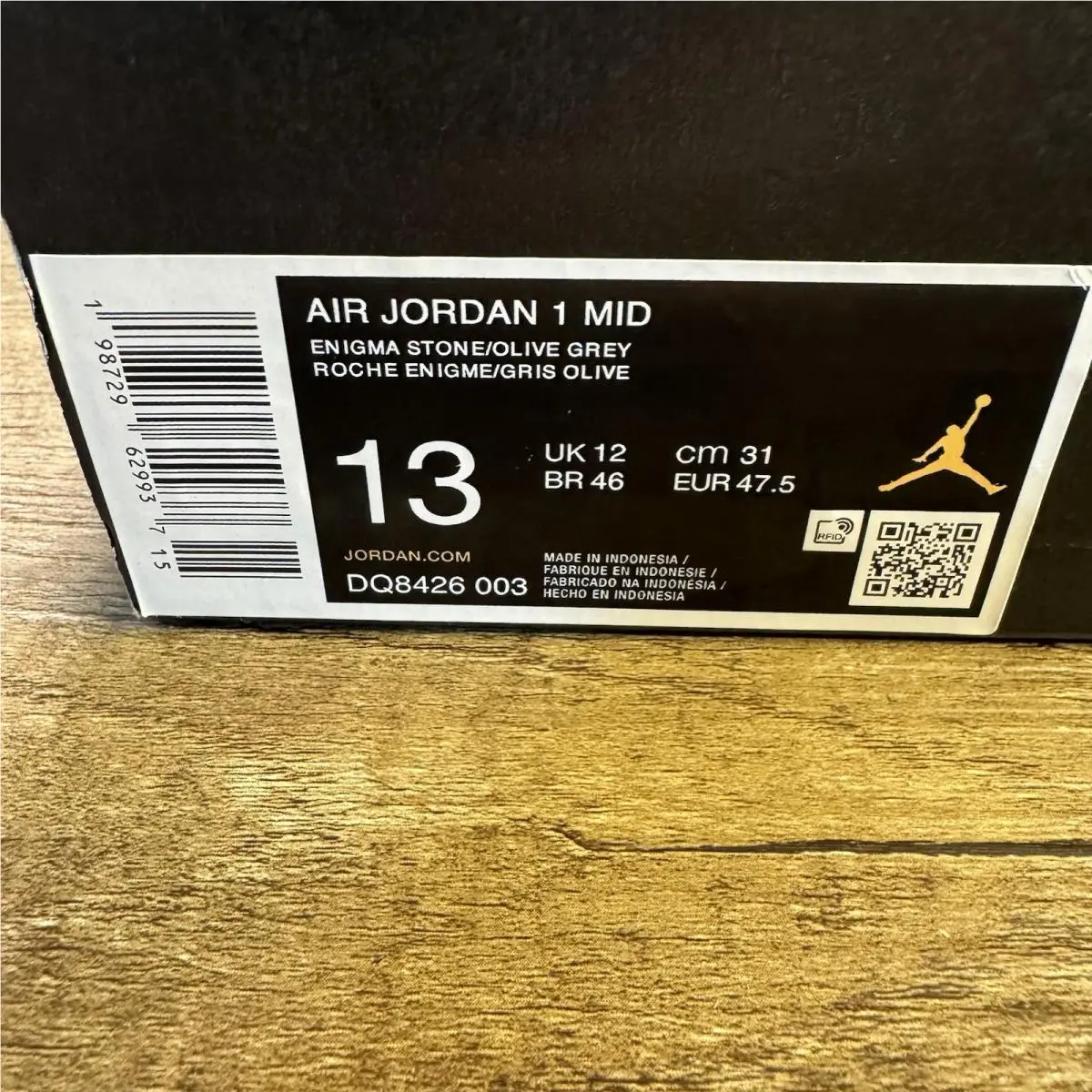 Nike shoes - Air Jordan 1 Mid - Air Mid - DQ8426-003 - Enigma Stone Summit White Olive Grey 0