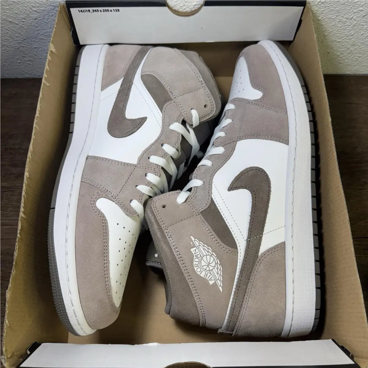 Nike shoes - Air Jordan 1 Mid - Air Mid - DQ8426-003 - Enigma Stone Summit White Olive Grey 1