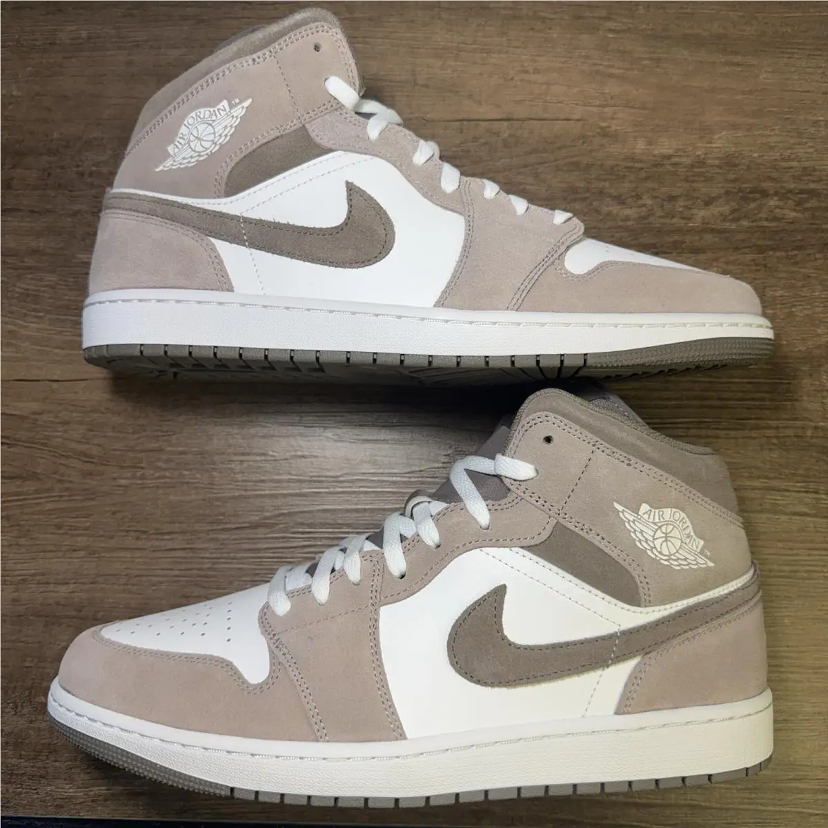 Nike shoes - Air Jordan 1 Mid - Air Mid - DQ8426-003 - Enigma Stone Summit White Olive Grey 2