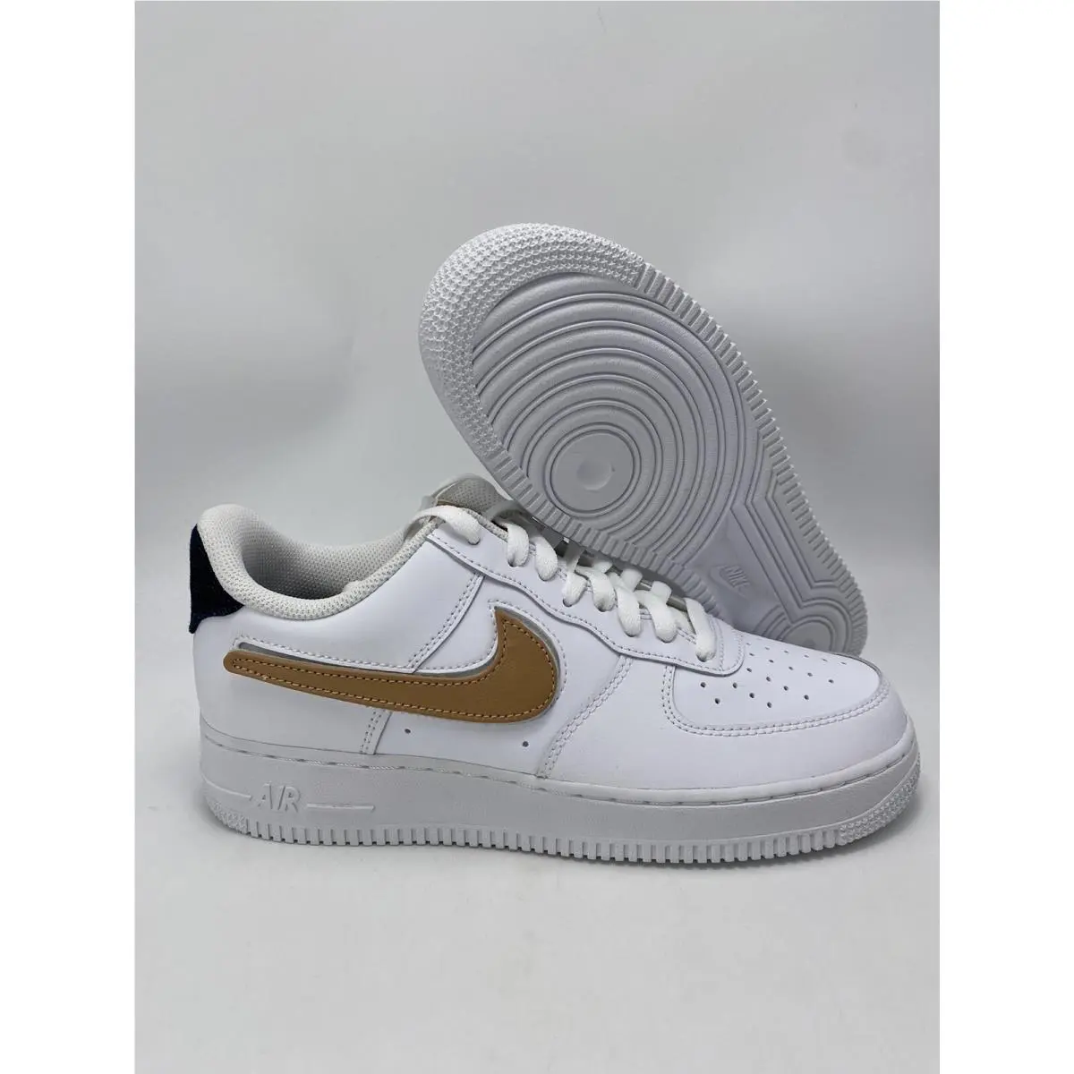 Nike Air Force 1 Low `07 White Obsidian Men`s Size 8.5 CT2253-100 B-grade