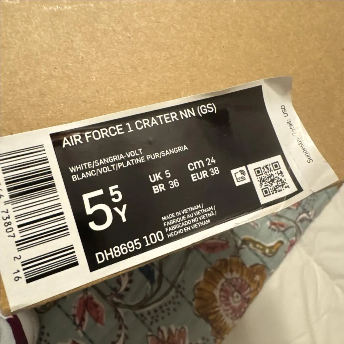 Nike shoes - Nike Air Force 1 Crater - White 5