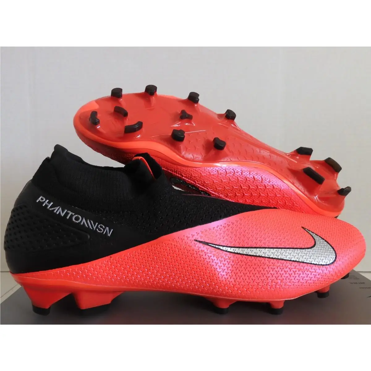 Nike Phantom Vsn Vision 2 Elite Df Fg Laser Crimson-silver Sz 13 CD4161-606