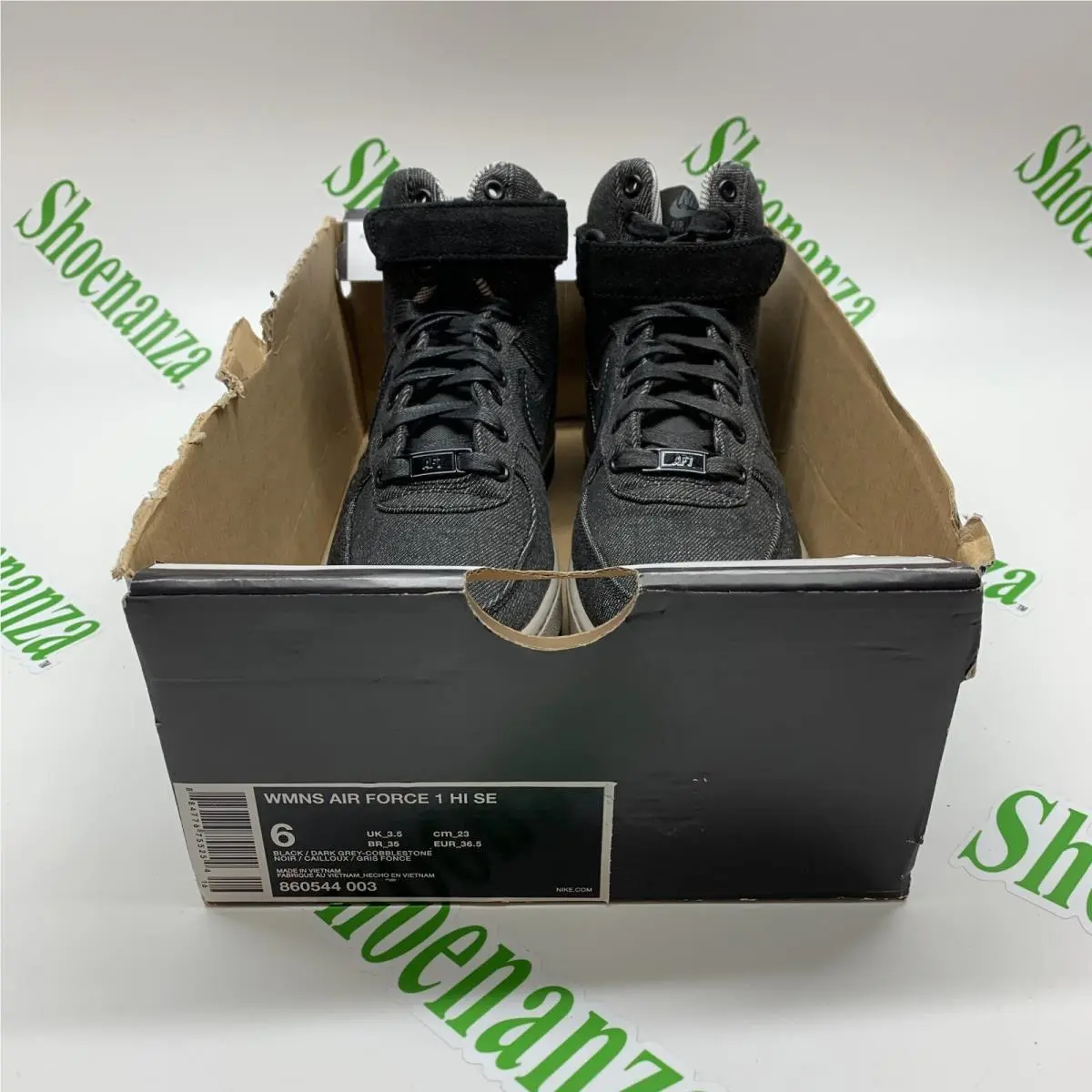 Nike shoes - Nike Air Force 1 Hi SE - 860544 003 - Gray (UPC: 884776755254) 6
