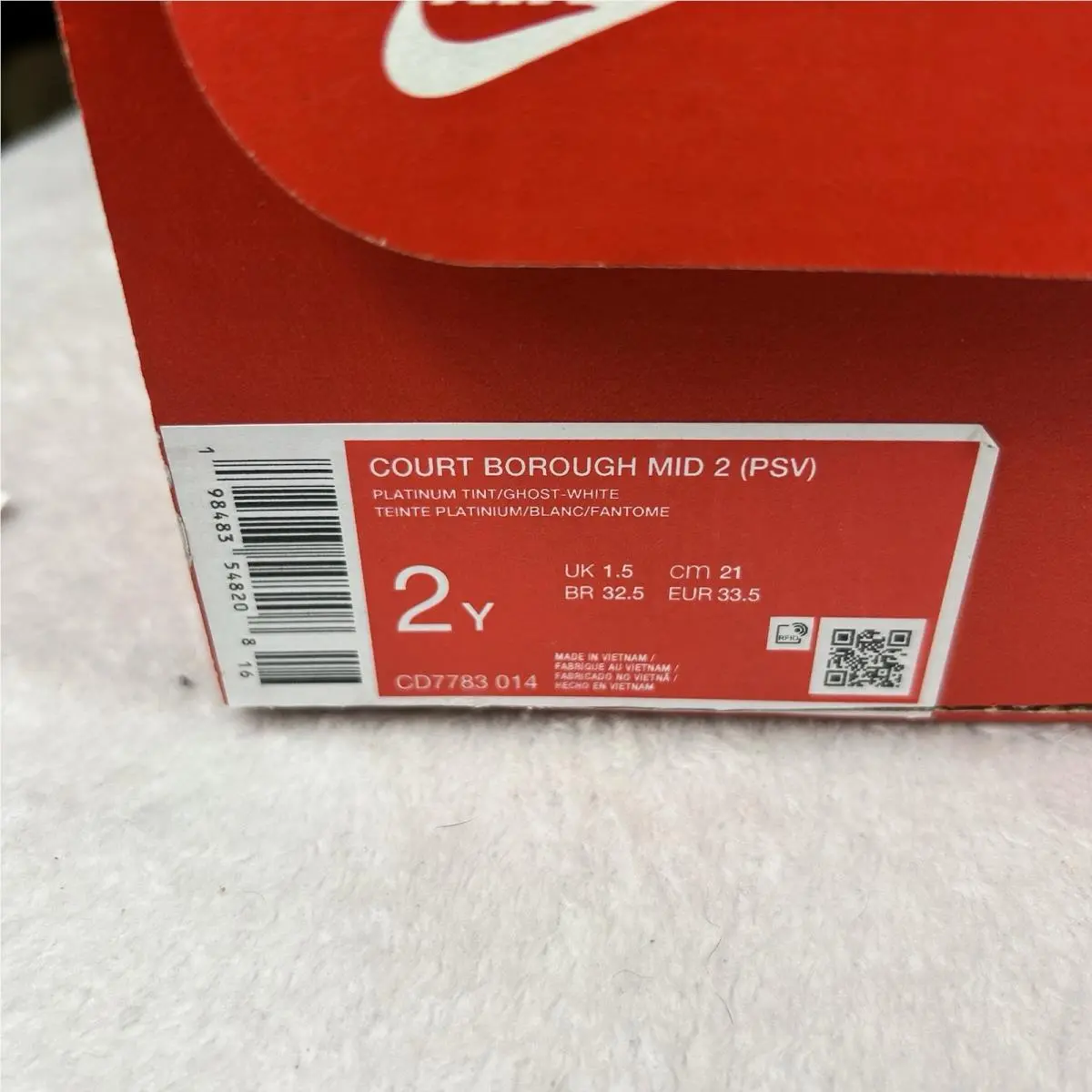 Nike shoes - Nike Court Borough - Court Borough - CD7783 014 - White (UPC: 0198483548208) 12