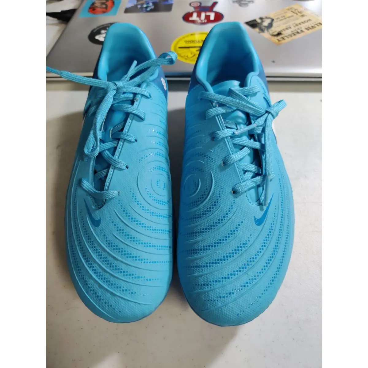 Nike Phantom GX 2 II Academy Fg/mg Blue Fury Soccer Size 6.5