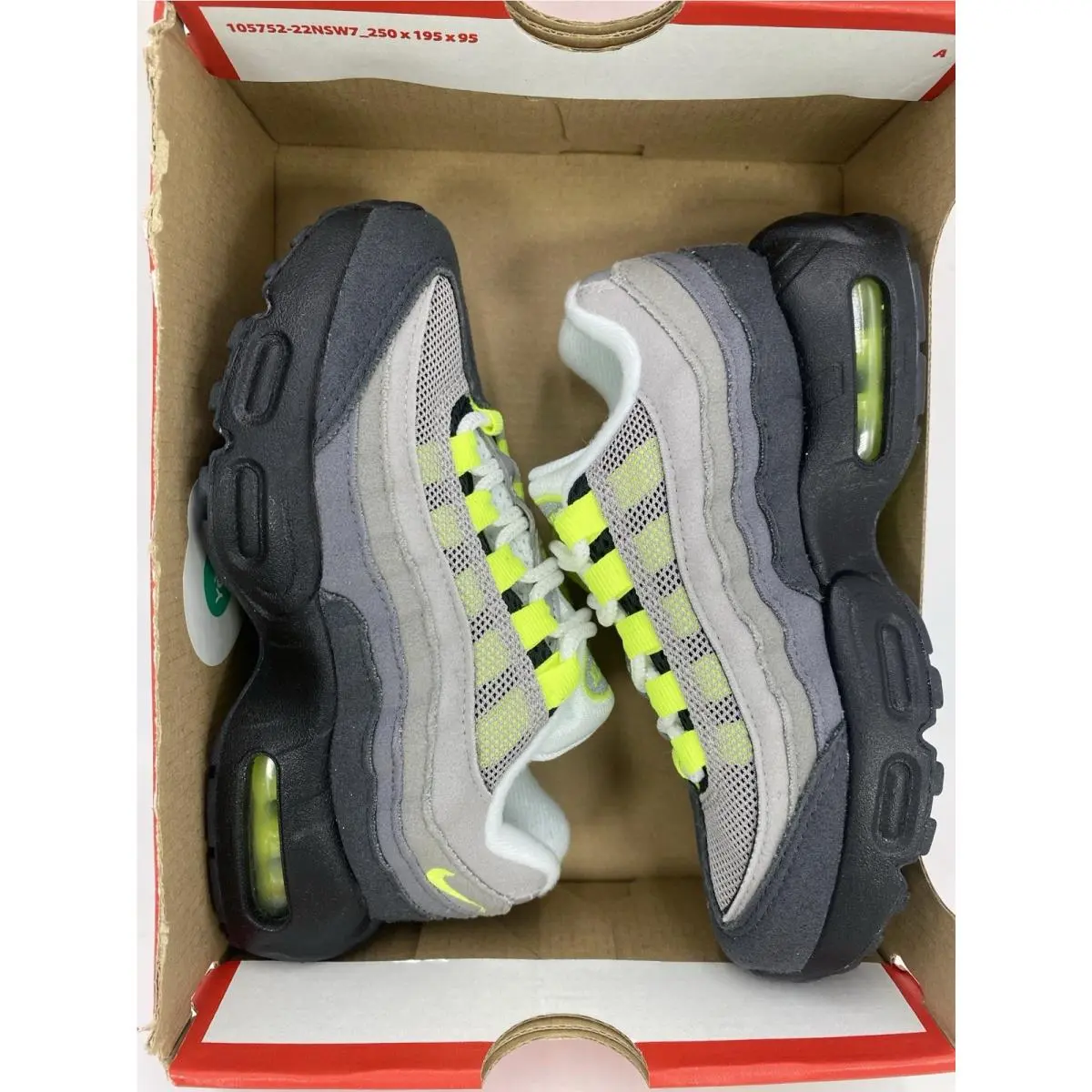 Nike shoes - Nike Air Max 95 - Air Max - 905461 050 - Black/Neon Yellow-Anthracite (UPC: 198727574512) 6