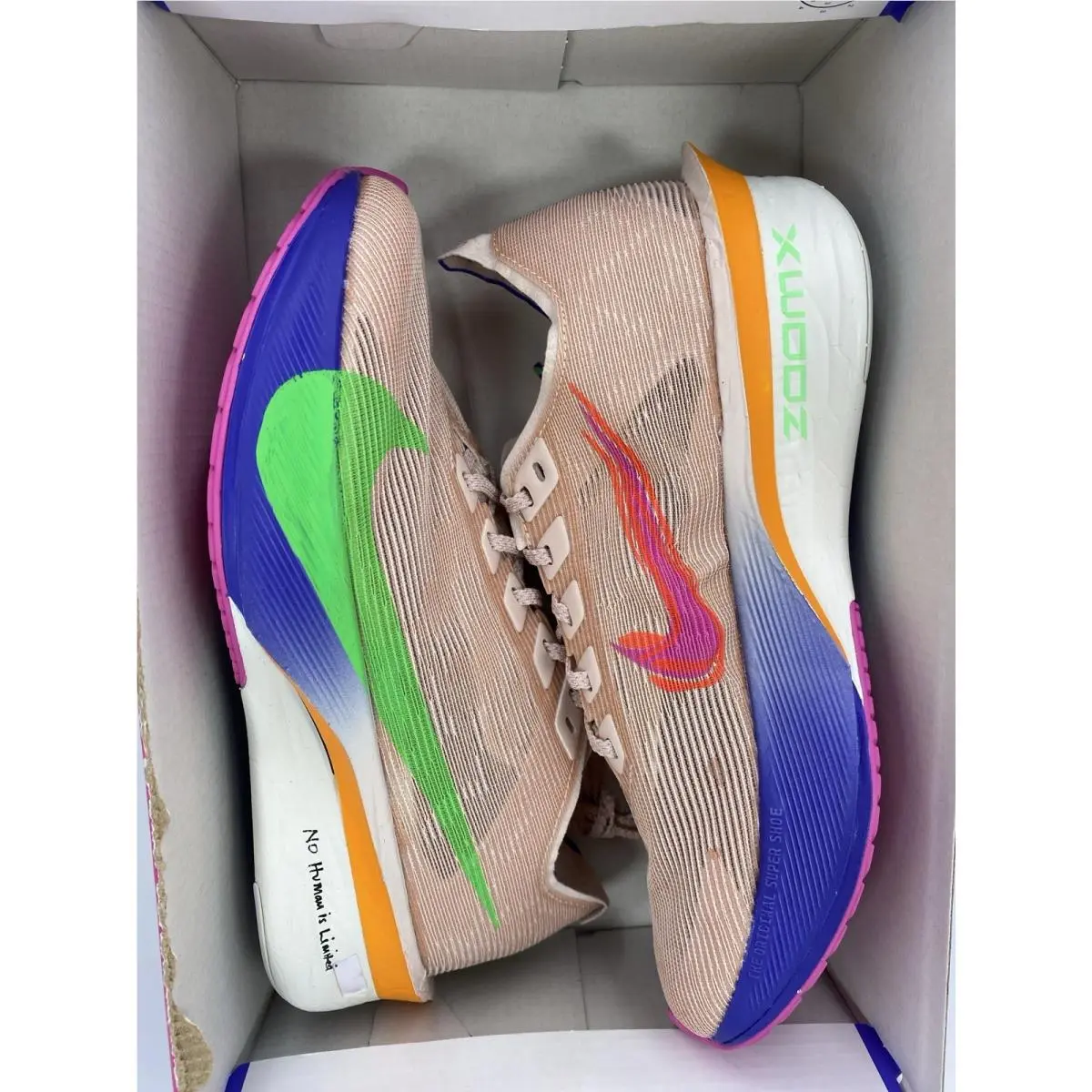Nike shoes - Nike ZoomX Vaporfly - ZoomX Vaporfly - IM6366 605 - Silt Red/Green Shock-Fire Pink (UPC: 198486778565) 7