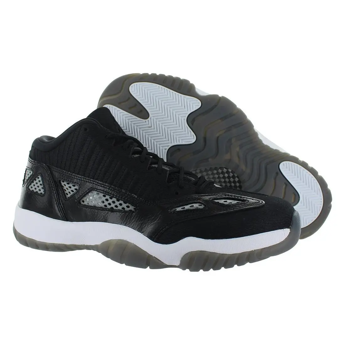 Nike Air Jordan 11 Retro Low IE Mens Shoes Size 8.5 Color: Black/black/white