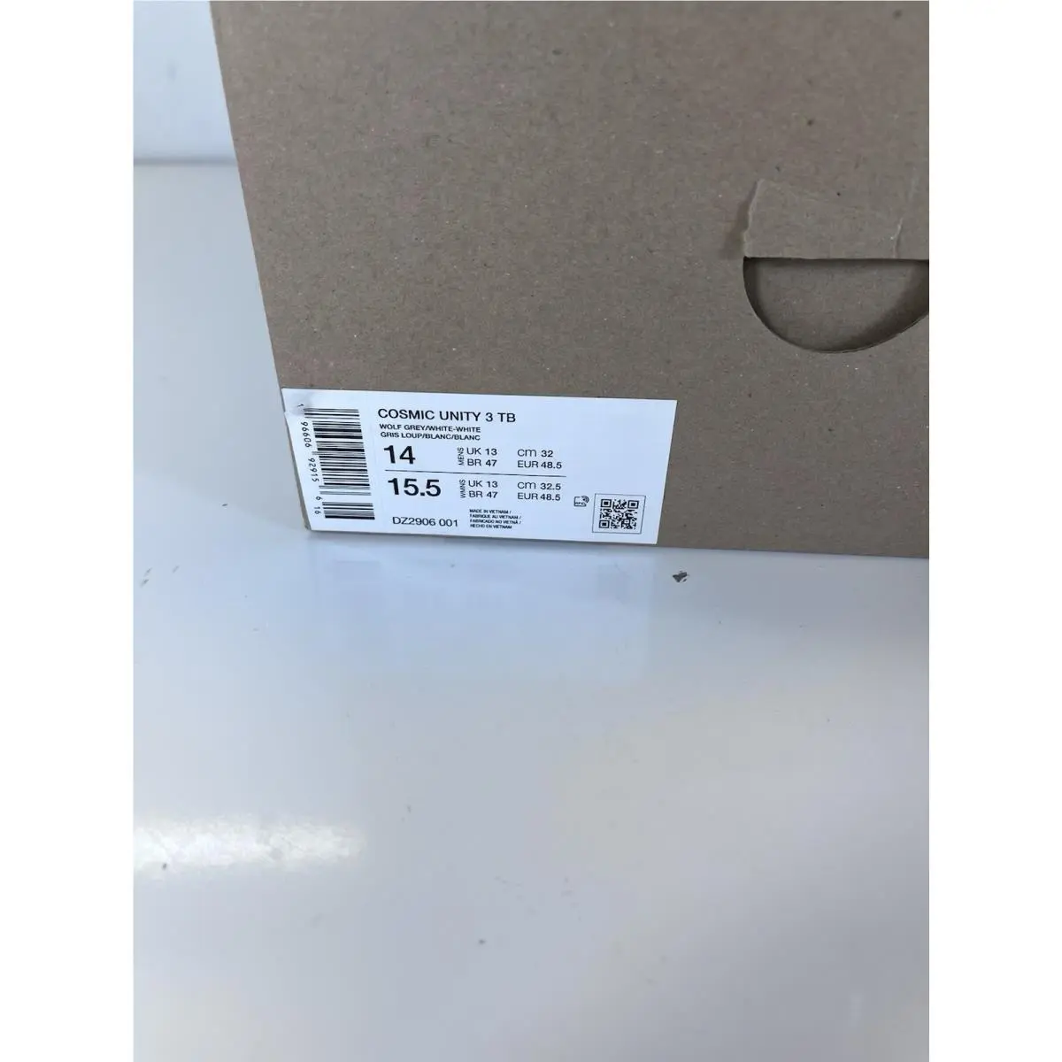 Nike shoes - Nike Cosmic Unity 3 TB - DZ2906-001 - Gray, Main: Grey (UPC: 196606929064) 8