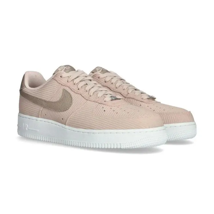 Nike Women`s Air Force 1 07 Trainers Silt Red Malt White Size 8.5