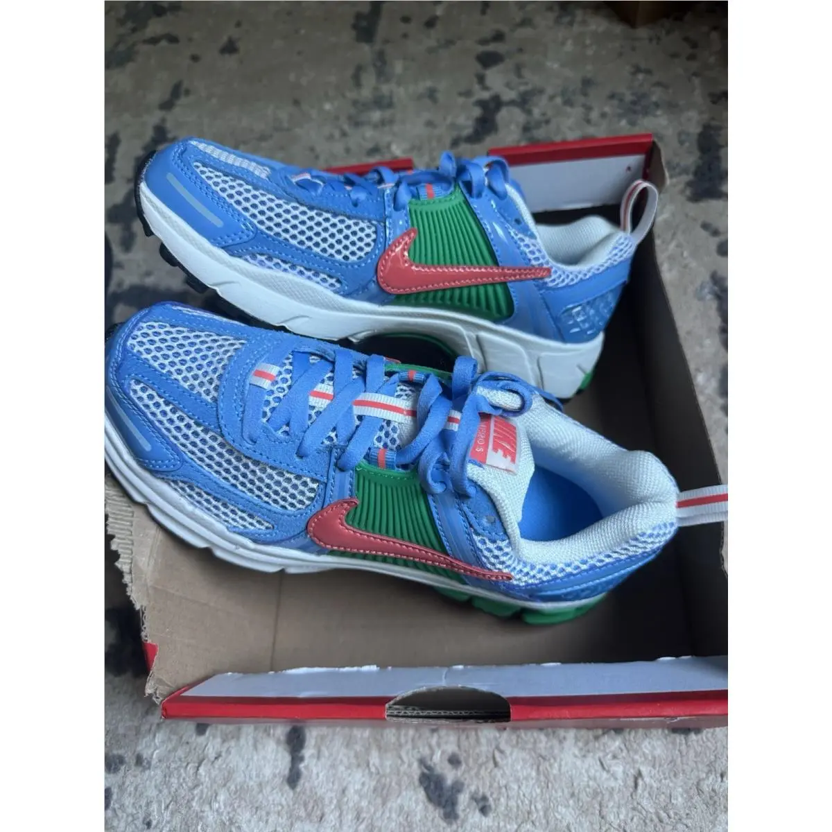 Nike shoes - Nike Vomero 5 Shoes University Blue Stadium Green Youth & Women`s - IB7728-412 - Blue, Manufacturer: University Blue/Magic Ember/Stadium Green/Summit White 1