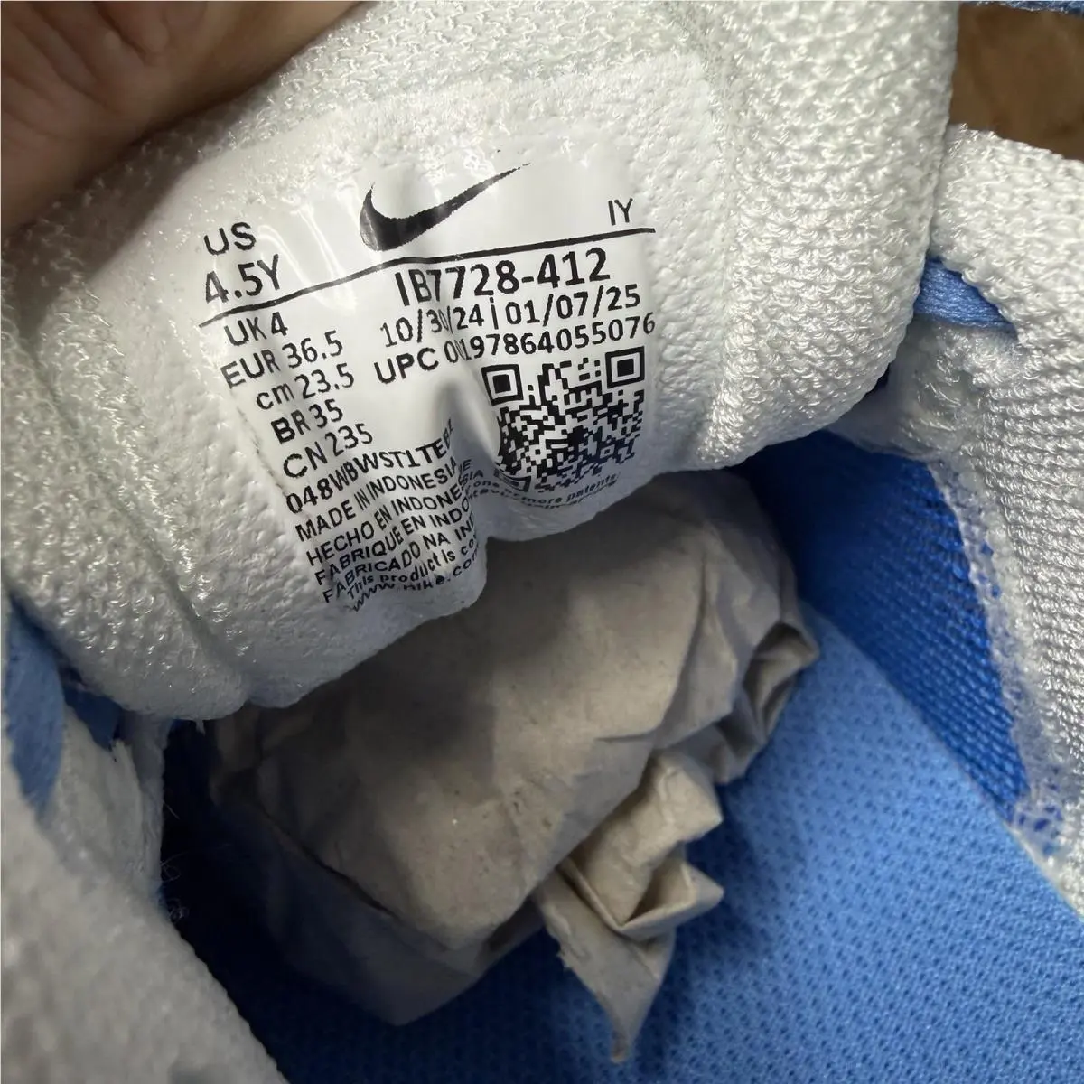 Nike shoes - Nike Vomero 5 BG - Vomero - IB7728-412 - University Blue/Stadium Green/Summit White/Magic Ember (UPC: 197864080115) 6