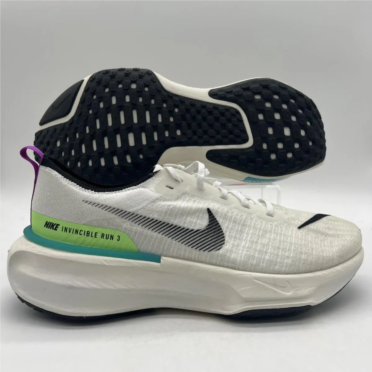 Mens Size 14 Nike Invincible Run FK3 SE White Black Red Running Shoes FJ1046 100