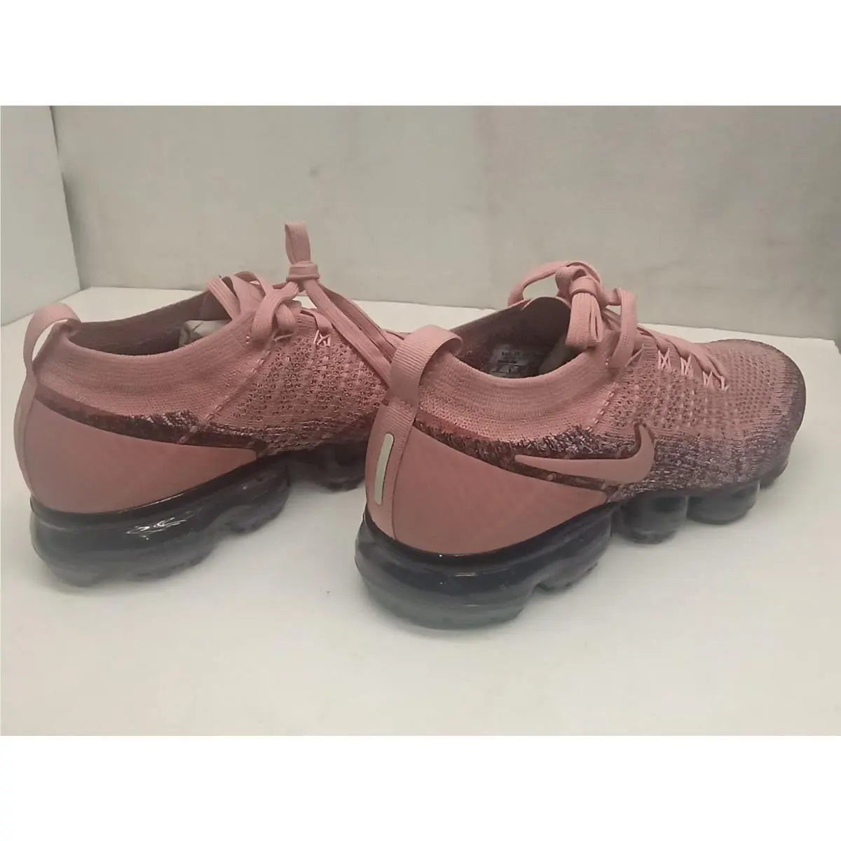 Nike shoes - Nike Air VaporMax Flyknit iD - AR4480-996 - Pink / Mauve / Rose / Dark Bordeaux 10