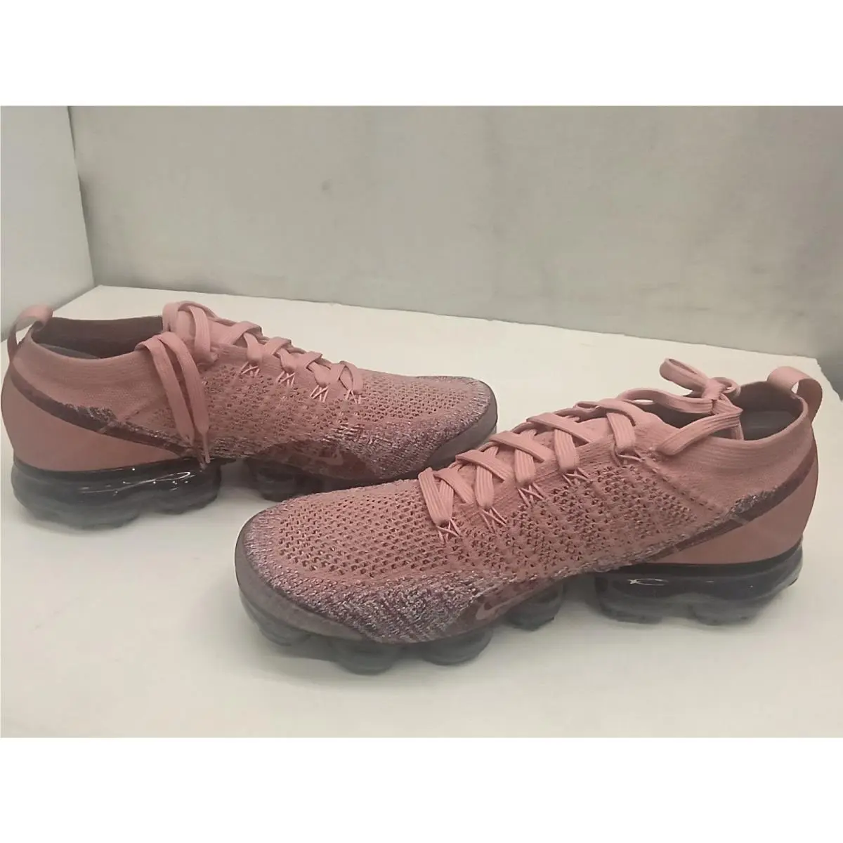 Nike shoes - Nike Air VaporMax Flyknit iD - AR4480-996 - Pink / Mauve / Rose / Dark Bordeaux 16