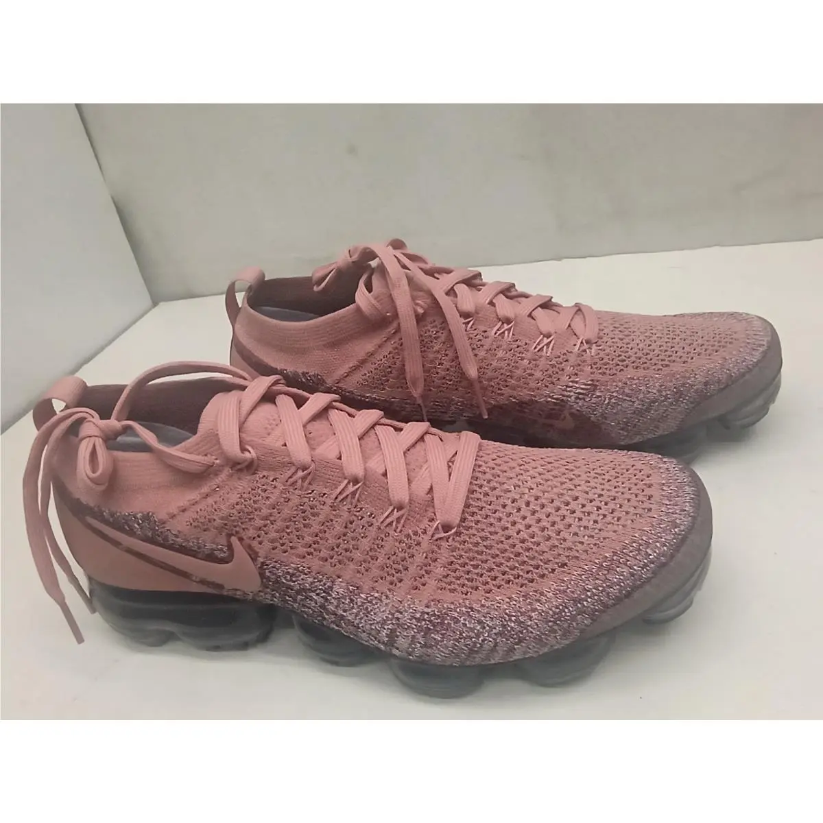 Nike shoes - Nike Air VaporMax Flyknit iD - AR4480-996 - Pink / Mauve / Rose / Dark Bordeaux 19