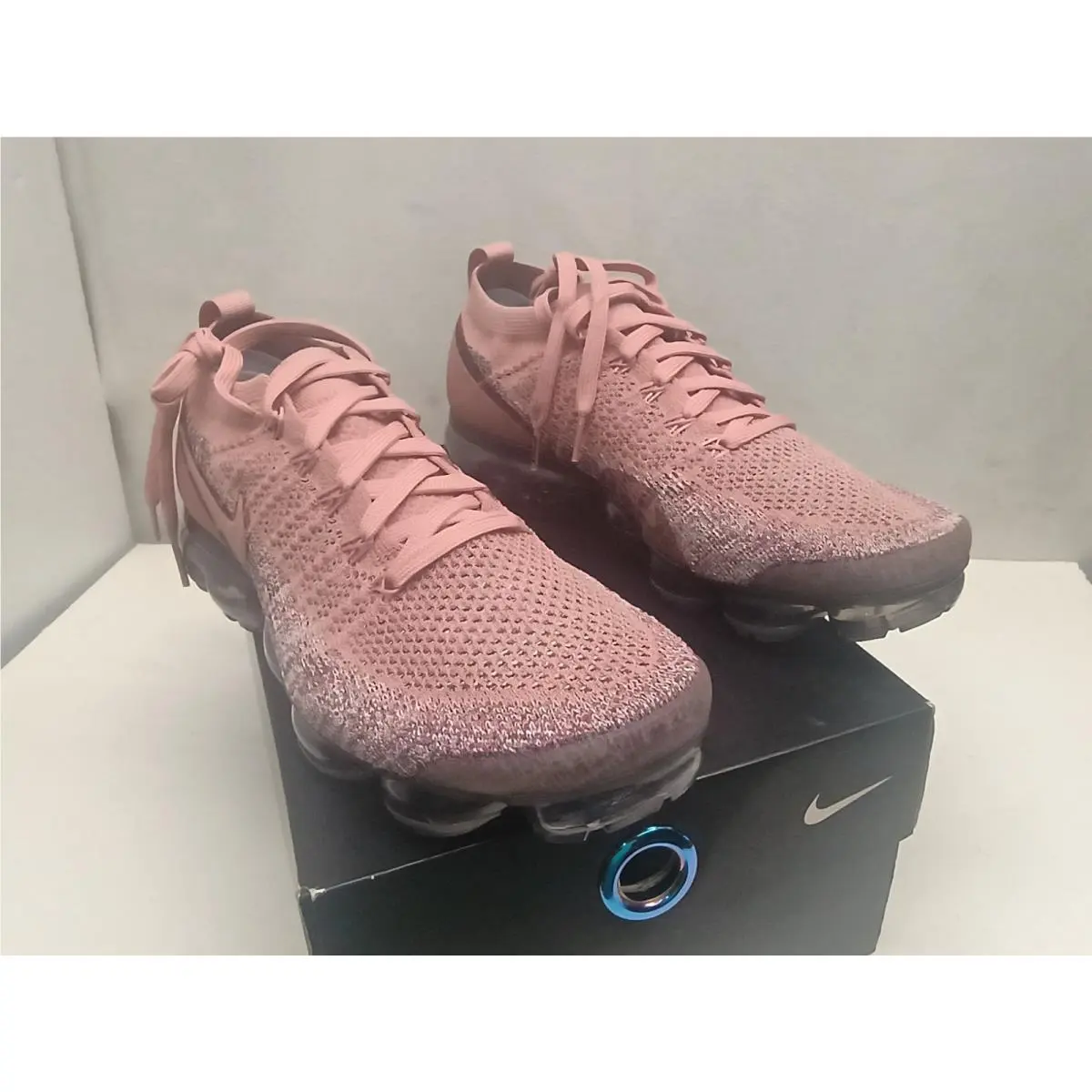 Nike shoes - Nike Air VaporMax Flyknit iD - AR4480-996 - Pink / Mauve / Rose / Dark Bordeaux 22