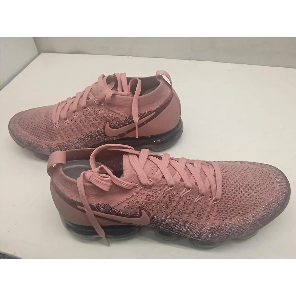 Nike shoes - Nike Air VaporMax Flyknit iD - AR4480-996 - Pink / Mauve / Rose / Dark Bordeaux 13