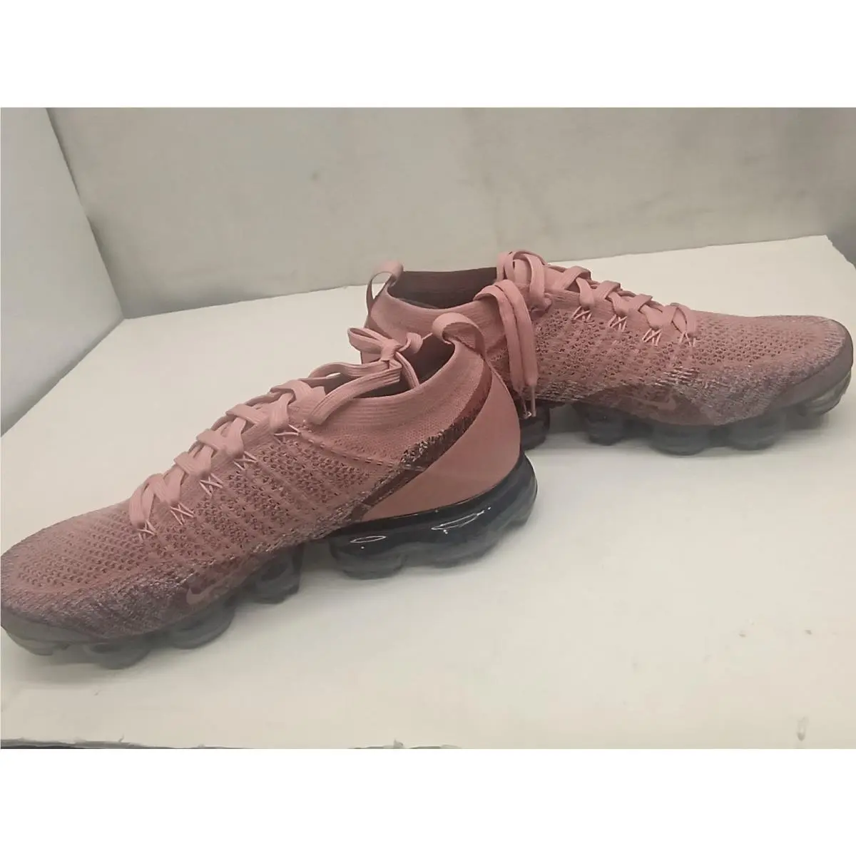 Nike shoes - Nike Air VaporMax Flyknit iD - AR4480-996 - Pink / Mauve / Rose / Dark Bordeaux 17