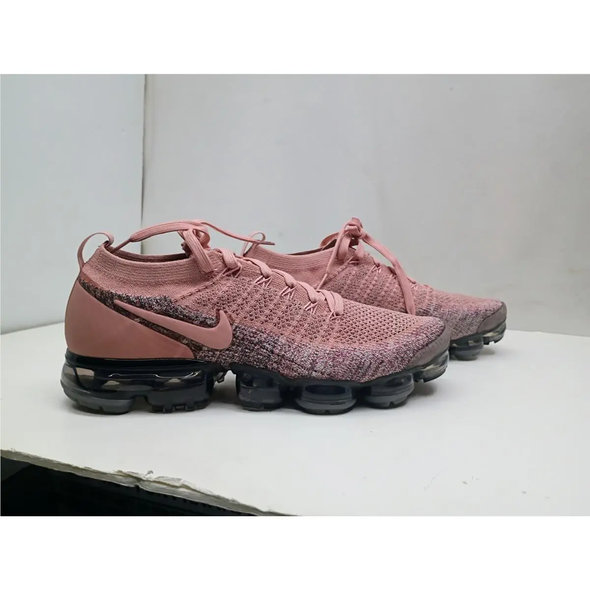 Nike shoes - Nike Air VaporMax Flyknit iD - AR4480-996 - Pink / Mauve / Rose / Dark Bordeaux 0