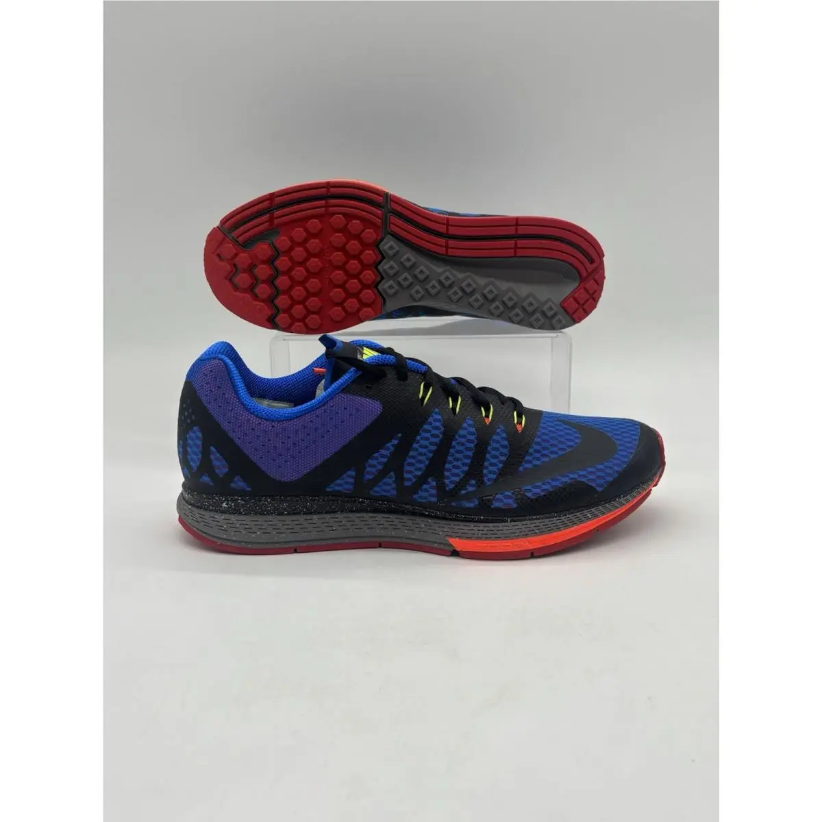 Mens Size 11 Nike Zoom Elite 7 QS Black Blue Active 716436 046