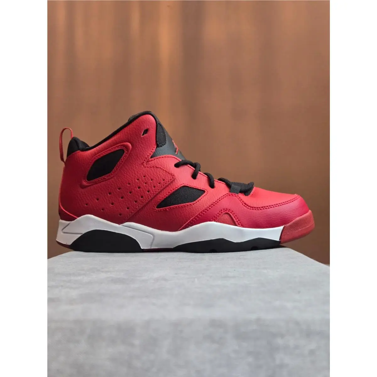 Nike Air Jordan Flight Club `91 Bred Varsity Red Black White DM1686-601 Size 3Y