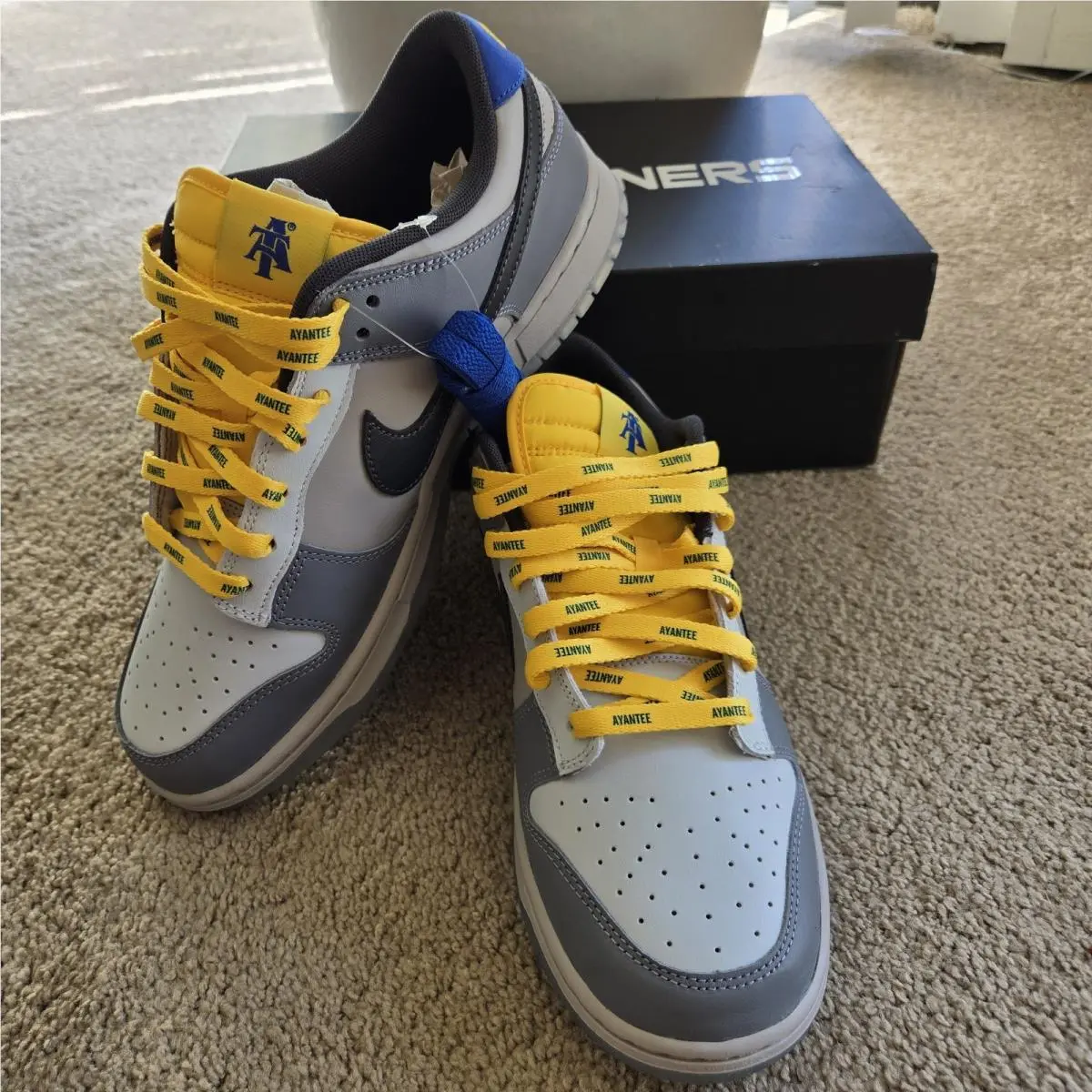 Nike Dunk Low North Carolina A T College Grey DR6187-001 Mens Size 10
