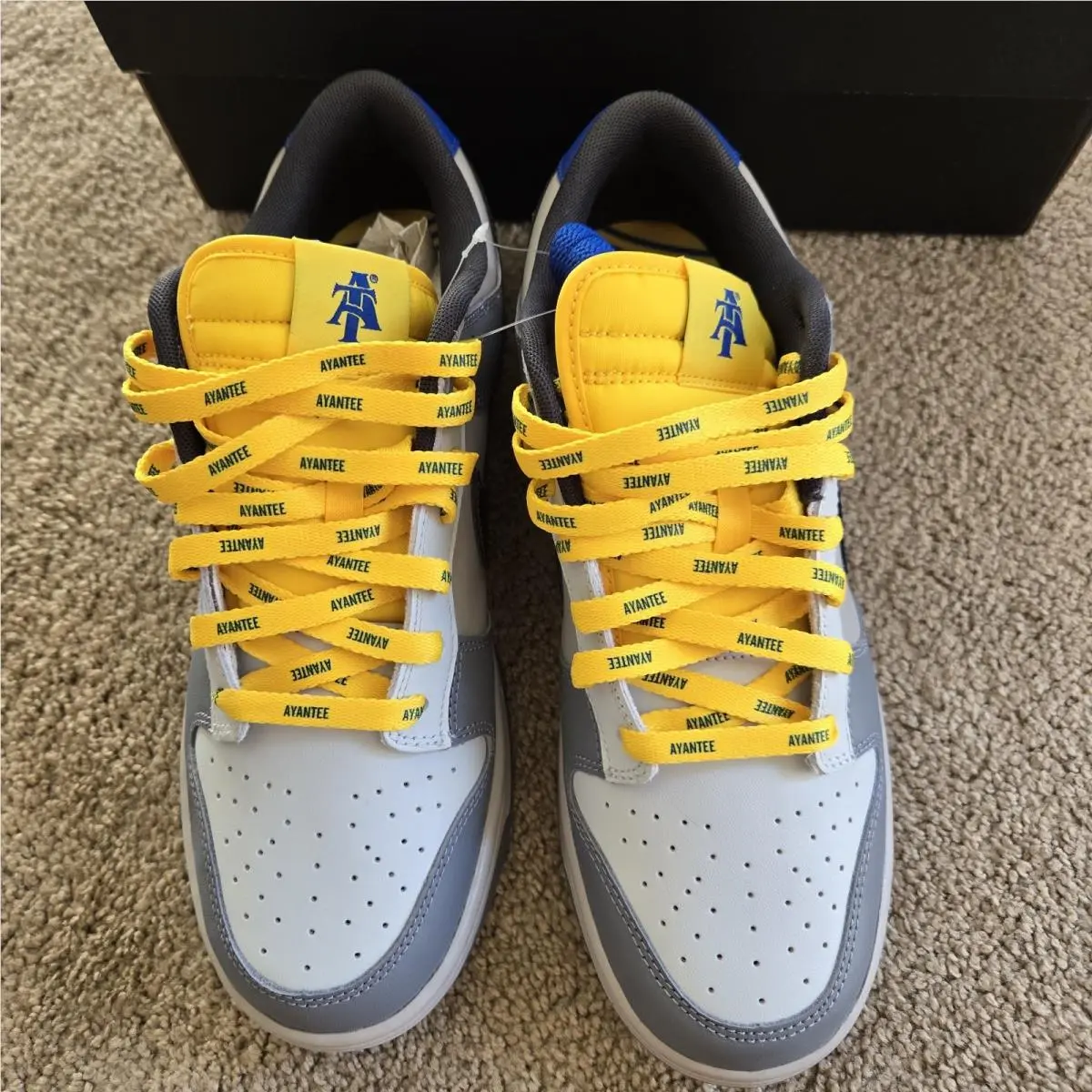 Nike shoes - Nike Dunk Low - Dunk Low - DR6187-001 - Cool Grey/Yellow-Blue-Black-Sail 1