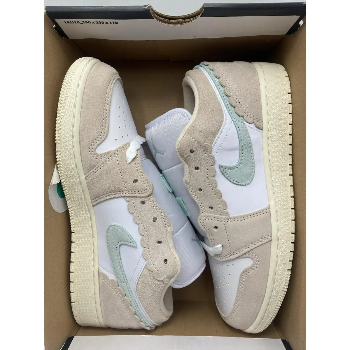 Nike shoes - Nike Air Jordan 1 - Air - DZ5356 800 - Guava Ice/Jade Ice-White (UPC: 196608081074) 5