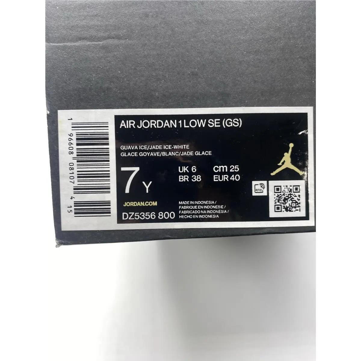 Nike shoes - Nike Air Jordan 1 - Air - DZ5356 800 - Guava Ice/Jade Ice-White (UPC: 196608081074) 6
