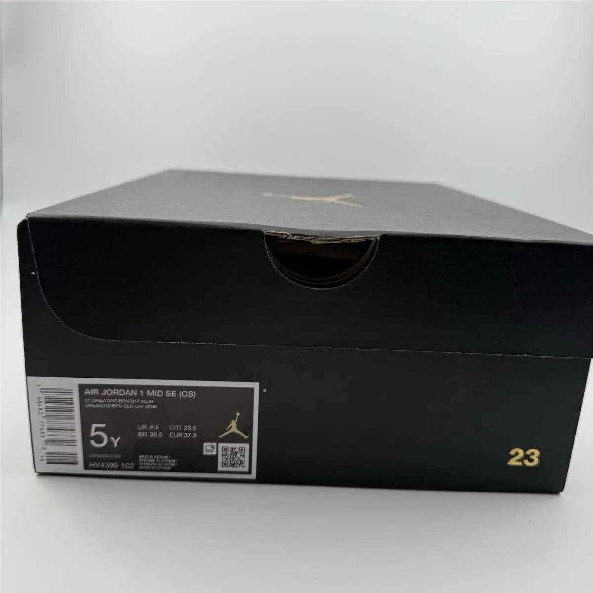 Nike shoes - Air Jordan 1 Mid Se Gs - Hv4399102 - Black (UPC: 0198482774332) 10