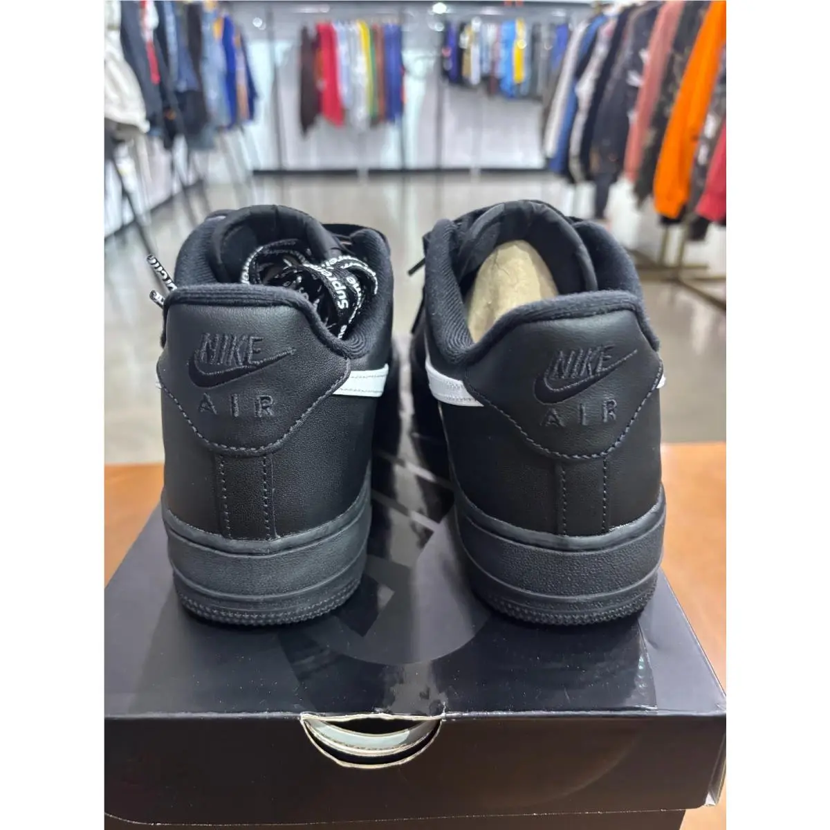 Nike shoes - Nike Air Force 1 Low - Black 3